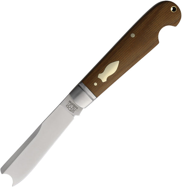 Rough Ryder Reserve One Arm Razor D2 Tan Micarta