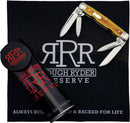 Rough Ryder Reserve 4 blade Congress Tobacco Bone