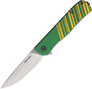 Real Steel Karly Linerlock Green/Gold