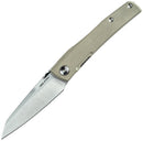 Real Steel Destra Linerlock Coyote G10