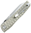 Real Steel Destra Linerlock Coyote G10