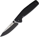 Real Steel Yak Lockback Black Flat