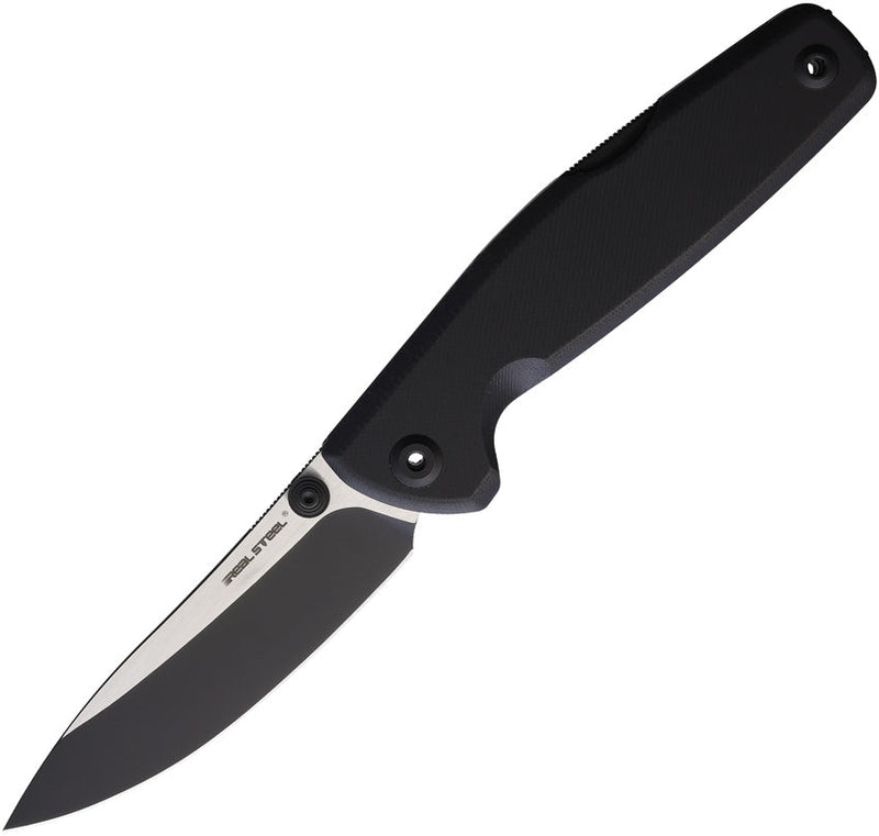 Real Steel Yak Lockback Black Flat