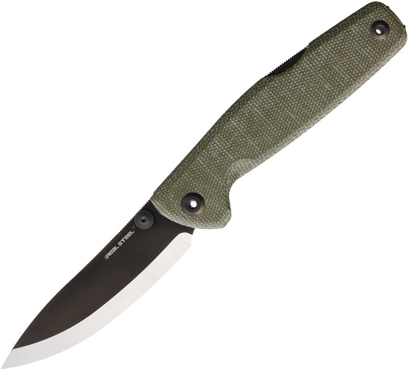 Real Steel Yak Lockback Green Scandi