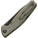 Real Steel Yak Lockback Green Scandi