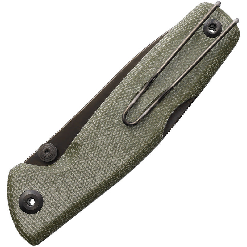 Real Steel Yak Lockback Green Scandi