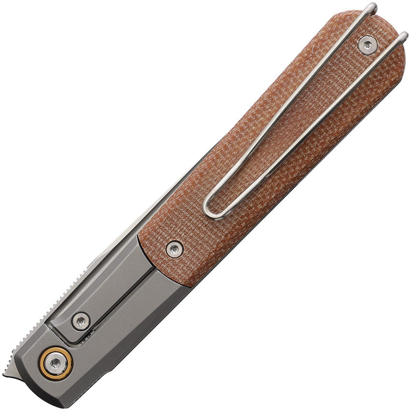 Real Steel Barlow RB-7 Framelock Micarta