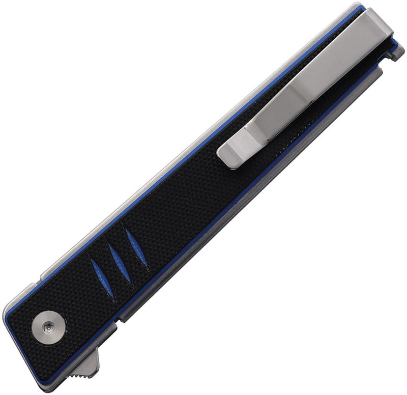 Real Steel Kikashi Linerlock Blk/Blue