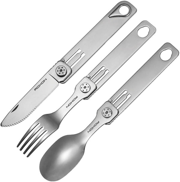 ROXON 3 in 1 Camping Utensil Set