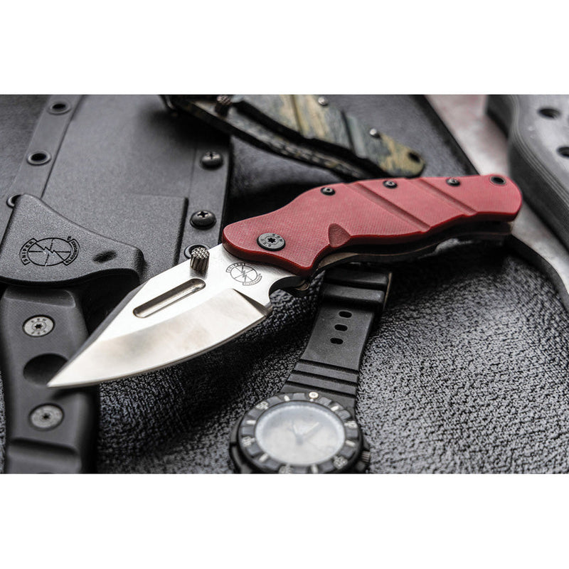Sniper Bladeworks LPC Framelock Red/Satin