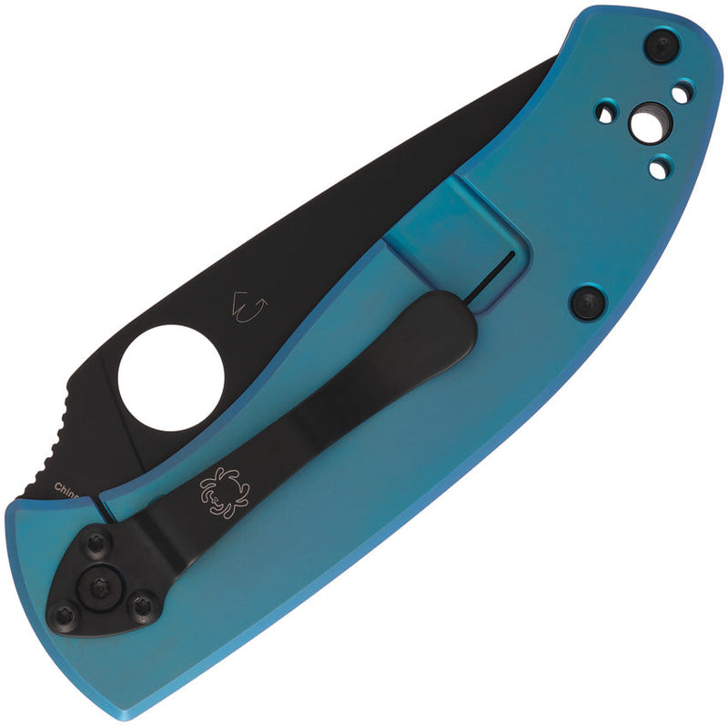 Spyderco Tenacious R.I.L. Titanium Blue