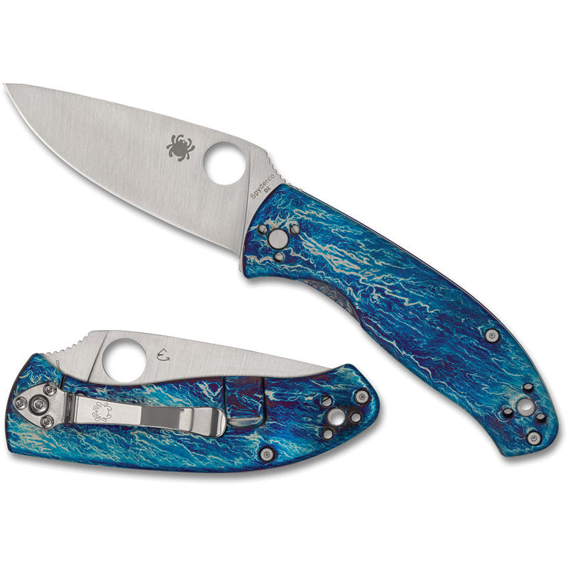 Spyderco Tenacious R.I.L. Ti Blue
