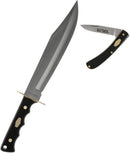 Schrade OT Bowie Knife & Folder