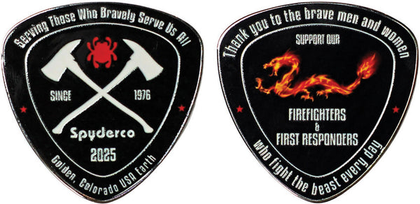 Spyderco Fire Dragon Coin 2025