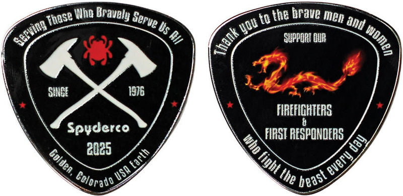 Spyderco Fire Dragon Coin 2025