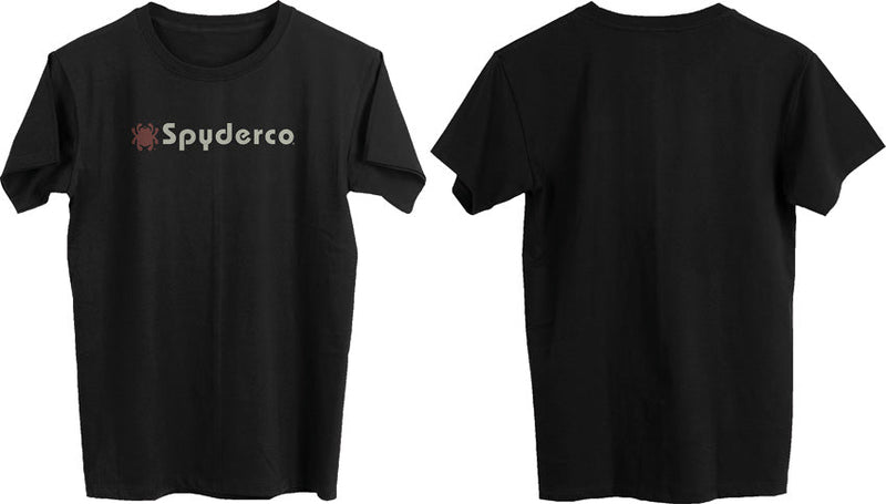 Spyderco Logo T-Shirt Black Lg