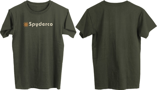 Spyderco Logo T-Shirt Green Lg