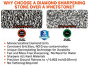 Sharpal Dual-Grit Diamond Stone
