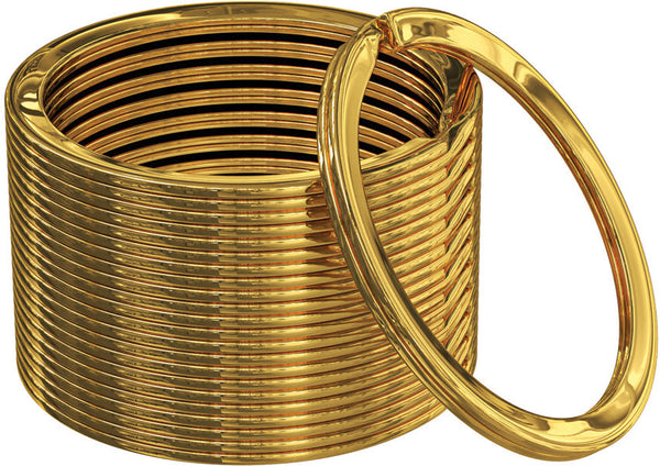 SILIPAC Split Key Rings Gold