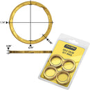 SILIPAC Split Key Rings Gold