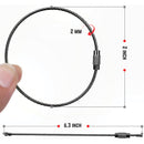 SILIPAC Twist Lock Cable Ring Uncoated