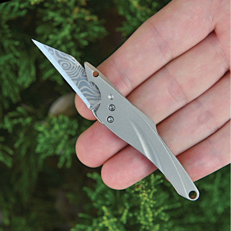 SILIPAC Utility Knife Shark Titanium