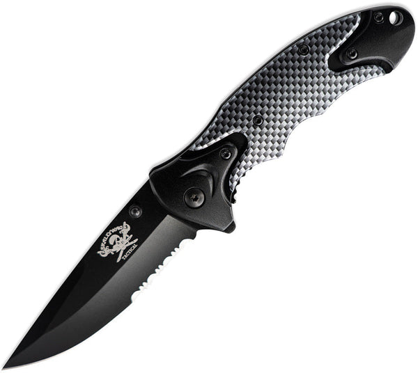 Skallywag Tactical Orca Linerlock Black/Silver