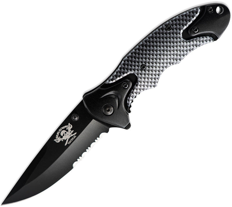 Skallywag Tactical Orca Linerlock Black/Silver