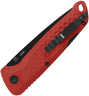 SOG Adventurer Lockback Red/Blk