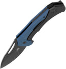 SOG Bulwark Framelock Blue Micarta