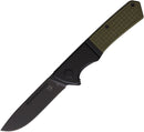 Se7en Plus Lizard Linerlock OD Green