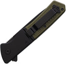 Se7en Plus Lizard Linerlock OD Green