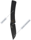 SRM Knives Air Linerlock Black G10