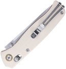 SRM Knives 255L-GK Ambi Lock White