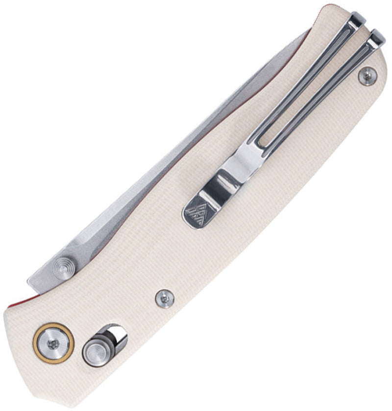 SRM Knives 255L-GK Ambi Lock White