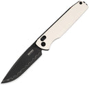SRM Knives Terrier Ambi Lock White