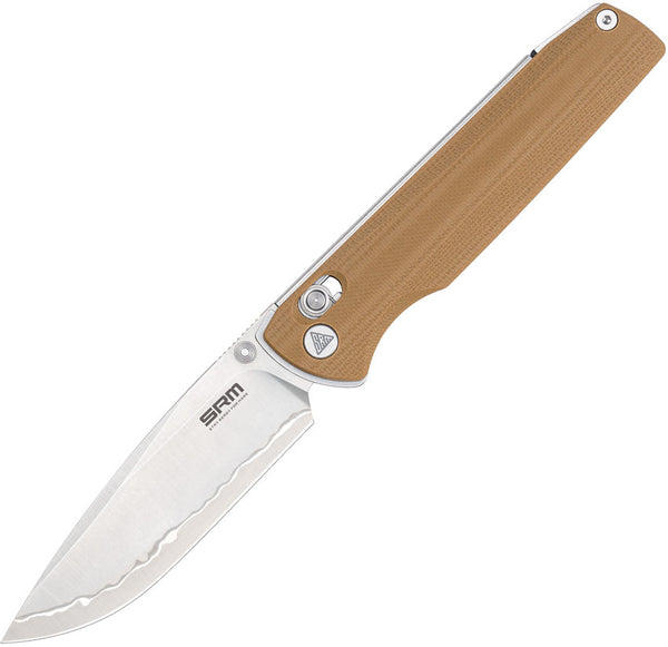 SRM Knives Terrier Ambi Lock Tan