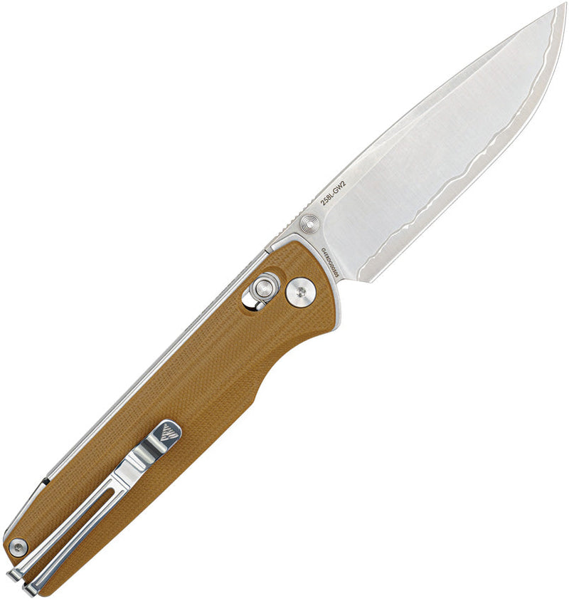 SRM Knives Terrier Ambi Lock Tan