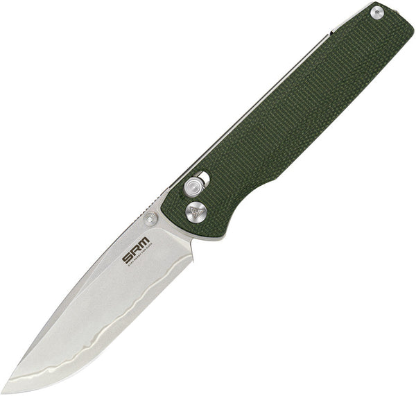 SRM Knives Terrier Ambi Lock Green