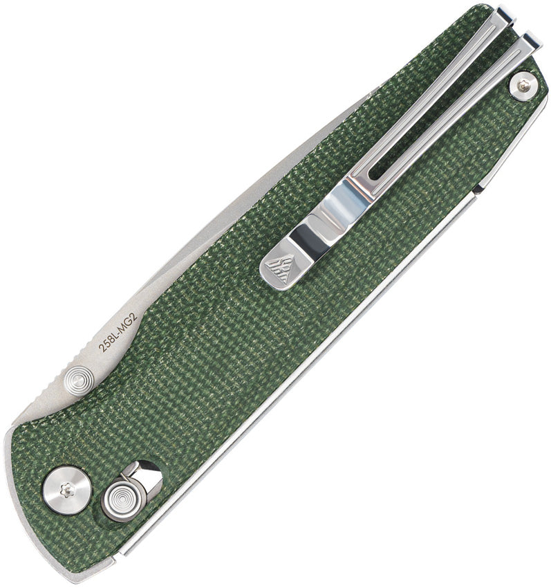 SRM Knives Terrier Ambi Lock Green
