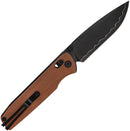 SRM Knives Terrier Ambi Lock Brown