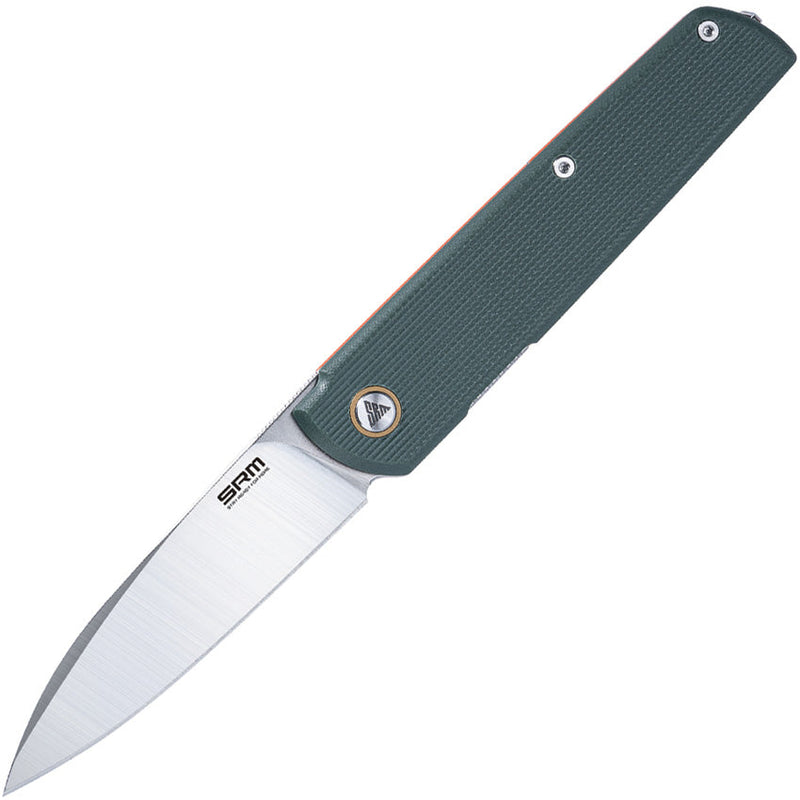 SRM Knives Qrick Linerlock Green/Org