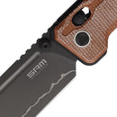 SRM Knives Rubik Ambi Lock Blk Orange
