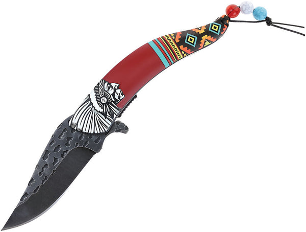 S-TEC Chief Linerlock A/O Red