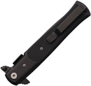 S-TEC Stiletto Style Linerlock Black