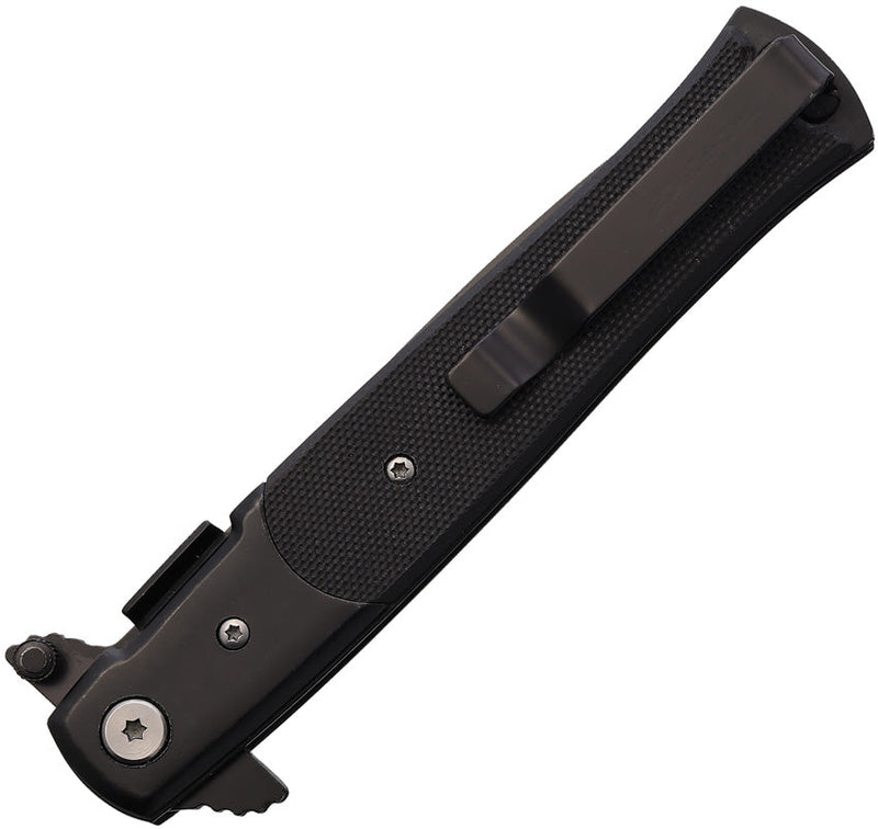S-TEC Stiletto Style Linerlock Black