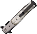 S-TEC Stiletto Style Linerlock Pearl