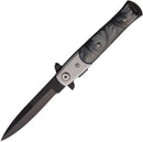 S-TEC Stiletto Style Linerlock Black