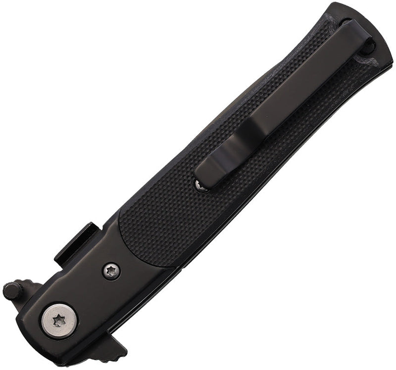 S-TEC Stiletto Style Linerlock Black