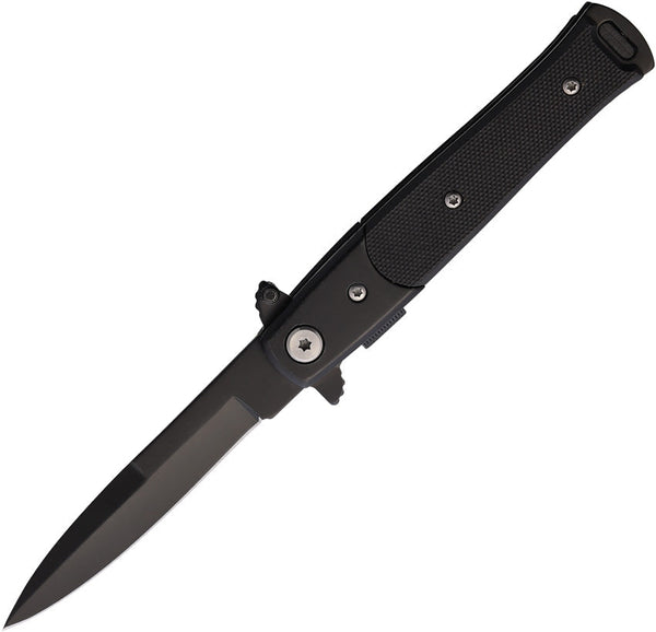 S-TEC Stiletto Style Linerlock Black